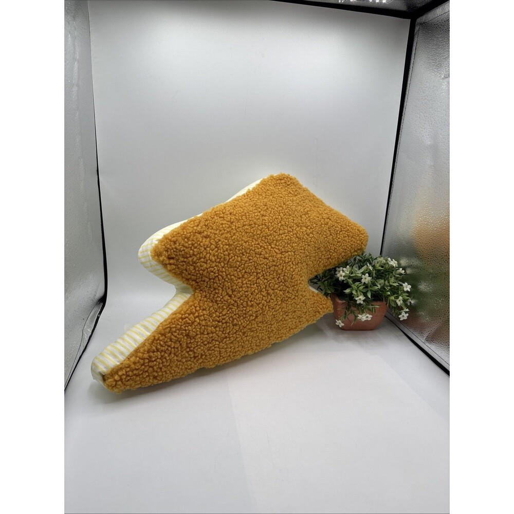 Lightning bolt pillow Pillowfort Kids Bedroom Stuffed Decorative 19"x10"x2" NWT - Picture 4 of 5